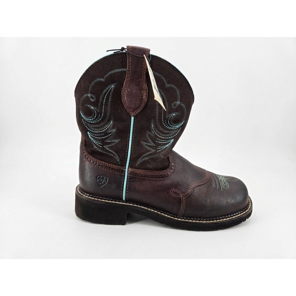 Ariat Fatbaby Heritage Dapper Cowboy Western Boots Womens Sz 11 B Brown Leather